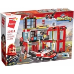 Конструктор Qman - MineCity, Противопожарна служба, 693 части