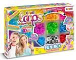 Творчески комплект Craze - Loops, Забавна кутия за плетене на гривни с ластици