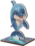 Комплект за диамантена бродерия Craft Buddy - Crystal Art Buddies, Делфин