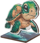 Комплект за диамантена бродерия Craft Buddy - Crystal Art Buddies, Костенурка