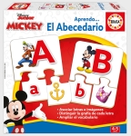 Образователен пъзел Educa - Mickey and Friends, Азбука, 81 части
