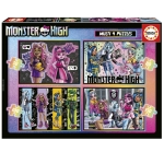 Пъзел 4 в 1 Educa - Monster High