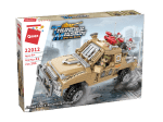 Конструктор Qman - Военен джип с бойно снаряжение, 281 части