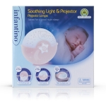 Прожектор с успокояваща светлина 3 в 1 - Infantino, Екрю