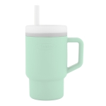 Силиконова чаша със сламка Infantino, 270 ml, Жълта