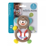 Сензорна бебешка дрънкалка Infantino - Маймунка