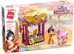 Конструктор Qman - Mulan, Героинята на древен Китай, Пазар за коне, 111 части