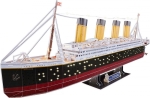 3D пъзел Revell - RMS Титаник, с лед светлини, 266 части