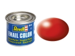 Емайлна боя Revell - Email Color, Копринено огненочервенa, 14 ml