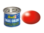 Емайлна боя Revell - Email Color, Копринено лимоненочервена, 14 ml