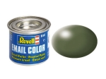 Емайлна боя Revell - Email Color, Копринено маслиненозеленa, 14 ml