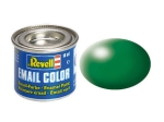 Емайлна боя Revell - Email Color, Копринено листнозеленa, 14 ml