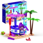 Конструктор BanBao - Бар на плажа, 61 части