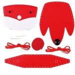 Творчески комплект Hape - Направи си сам чантичка, Лисица