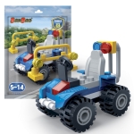 Мини конструктор BanBao - Полицейско бъги, 34 части