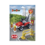 Мини конструктор BanBao - Пожарникарско бъги, 33 части