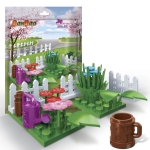 Мини конструктор BanBao - Градина с цветя, 25 части