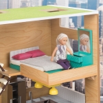 Комплект за кукли Battat - Lori Dolls, Мебели за спалня