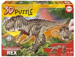3D пъзел Educa - T-Rex