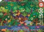 Пъзел Educa - Джунгла, 500 части