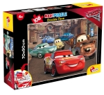 Двулицев пъзел Lisciani - Cars 3, 108 части