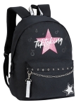 Ученическа раница Unkeeper - Tiktoking, Черна