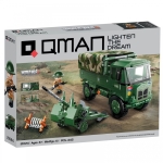 Конструктор Qman - Евакуационен екип, Смелият войник, 442 части