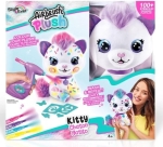 Творчески комплект Canal Toys - Плюшена играчка за оцветяване, Коте
