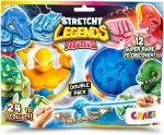 Мини разтегливи създания Craze - Legends Minis Double, 2 броя, асортимент