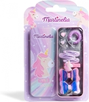 Комплект аксесоари за коса Martinelia - Little Unicorn, 10 части