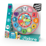 Дървен цветен часовник J′adore - 13 части