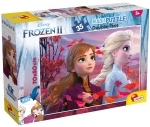 Двулицев пъзел Lisciani - Frozen 2, 35 части