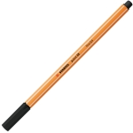 Тънкописец Stabilo - Point 88, 0.4 mm, Черен