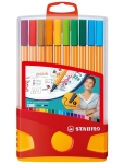 Комплект тънкописци Stabilo - Point 88, Color Parade, 20 цвята