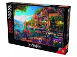 Пъзел Anatolian - Кафене край езерото Комо, 700 XL части