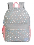 Ученическа раница Marshmallow - With Love Hearts, Grey & Blue