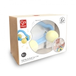 Бебешка дрънкалка и гризалка 2 в 1 Hape - Кола