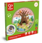 Образователен дървен пъзел Hape - Сезони
