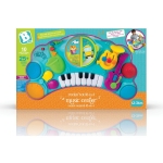 Интерактивна играчка 10 в 1 Infantino - B Kids, Музикален център, Червен