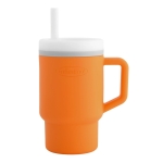 Силиконова чаша със сламка Infantino, 270 ml, Жълта