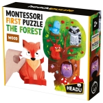 Образователен пъзел Headu - Montessori, В гората