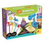 Образователен комплект Lisciani -  Училище по писане с LED прожектор