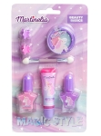 Козметичен комплект Martinelia - Малък еднорог, Лилав, 7 части
