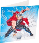 Поздравителна картичка с диамантен живопис Craft Buddy - Тор