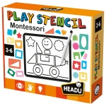 Детска игра Headu - Монтесори, Разноцветни шаблони