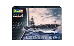 Сглобяем модел Revell - Военен кораб USS Enterprise CV-6, 38 части