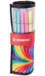Комплект флумастери Stabilo - Pen 68, Rollerset Arty, 25 цвята