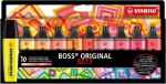Комплект текст маркери Stabilo - Boss Original, Arty, Warm Colours, 10 цвята