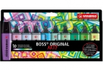 Комплект текст маркери Stabilo - Boss Original, Arty, Cool Colors, 10 цвята