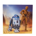 Поздравителна картичка с диамантен живопис Craft Buddy - R2-D2 & C-3PO